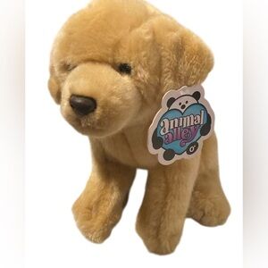Toys R Us Animal Alley Yellow Lab Labrador Retriever Plush Stuffed Anima…